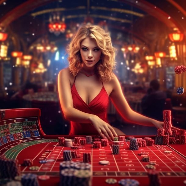 Live Casino ဒိုင်သမားနှင့် Baccarat ကတ်ဂိမ်းကစားနေသောကစားသမားများ